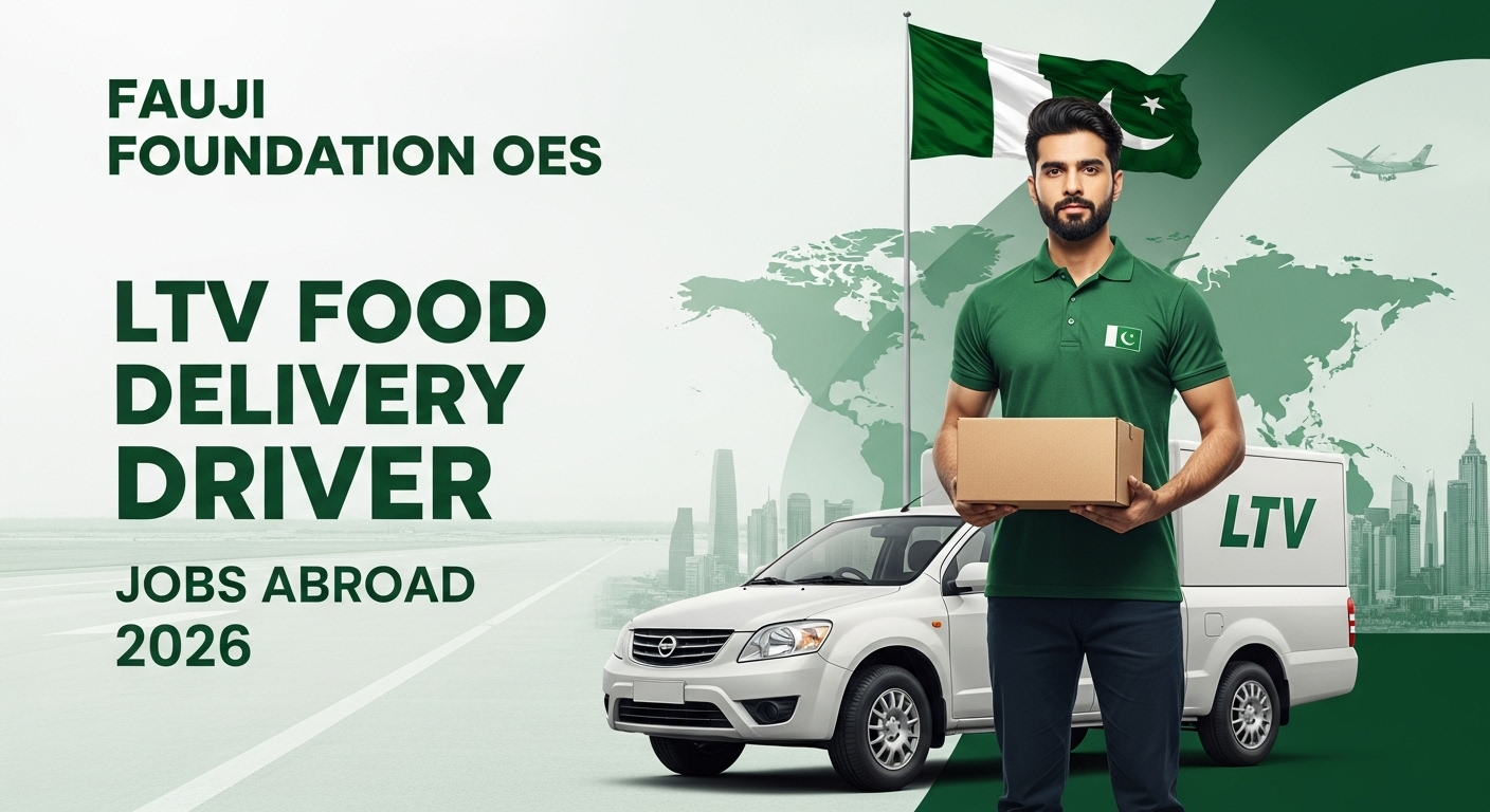 Fauji Foundation OES LTV Food Delivery Driver Jobs Abroad