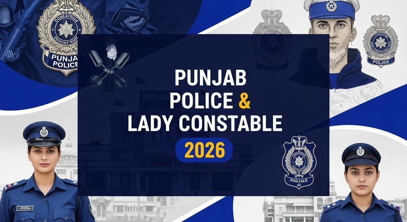Punjab Police Constable & Lady Constable Jobs 2026