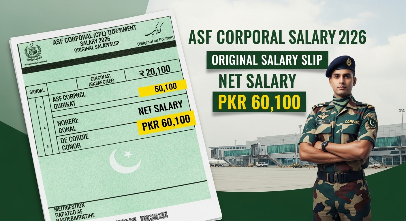 ASF Corporal (CPL) Salary in Pakistan 2026