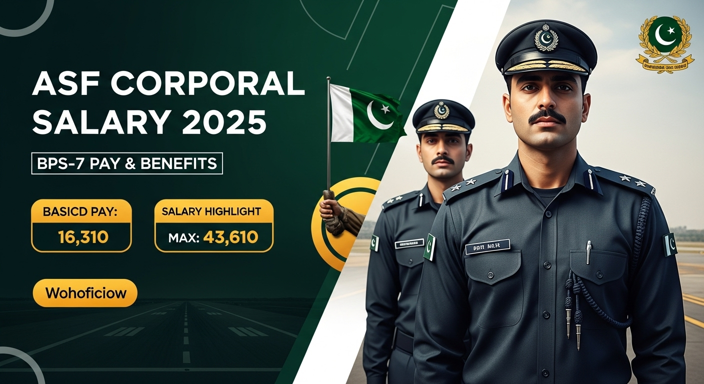 ASF Corporal (BPS-7) Salary in Pakistan