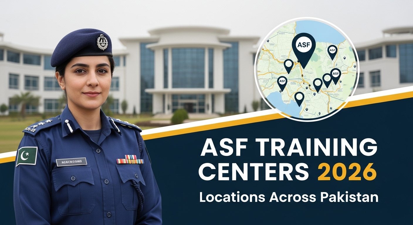 ASF Training Center Locations in Pakistan 2026