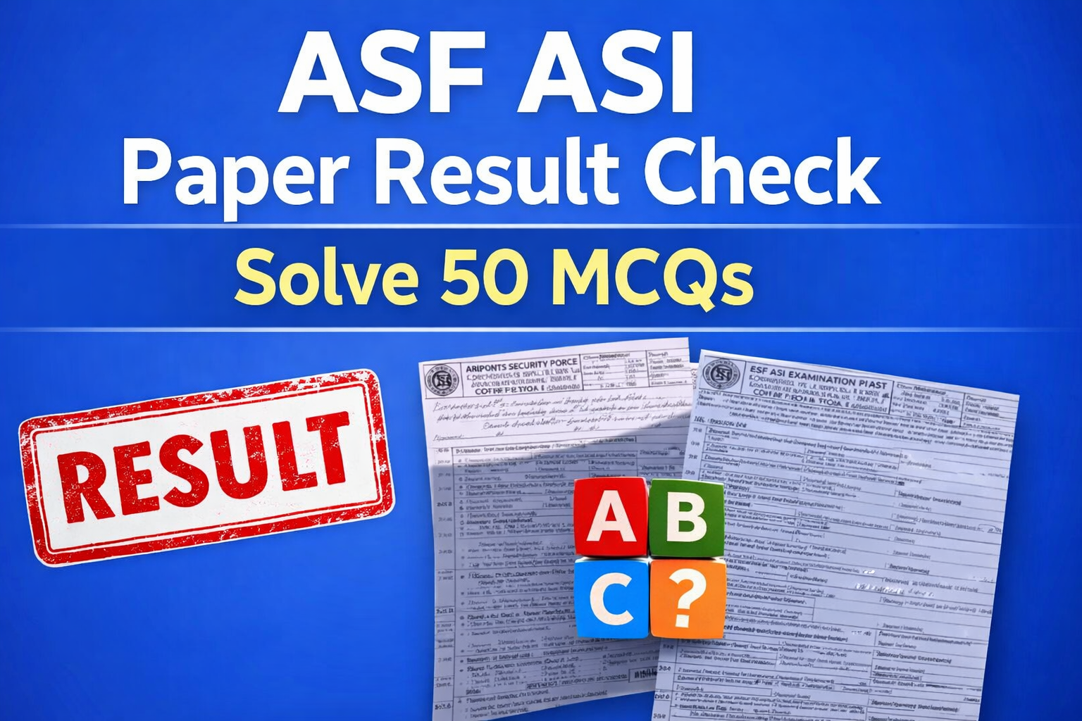 ASF ASI Paper Result Check